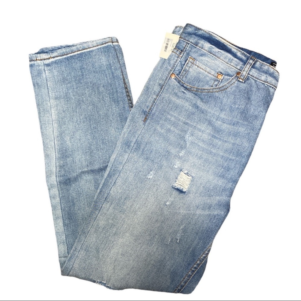 American Bazi Women's Distressed Denim Jeans Sz 11